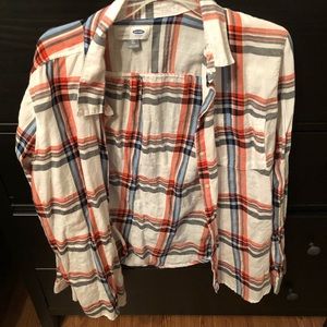 Plaid Old Navy button down